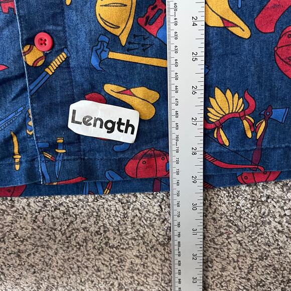 UNIVERSAL STUDIOS x CHUCKY Men's XL Blue Good Guys Childs Play Button Up Shirt - Picture 7 of 8